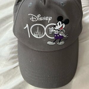 NWT Disney 100th anniversary Gray Hat